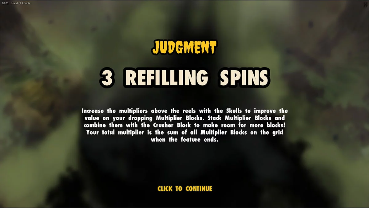 Hand of Anubis Judgement