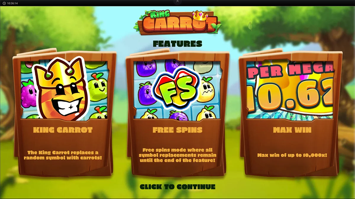 King Carrot Homescreen