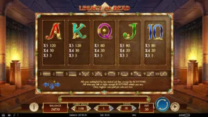 Legacy of Dead Paytable 2