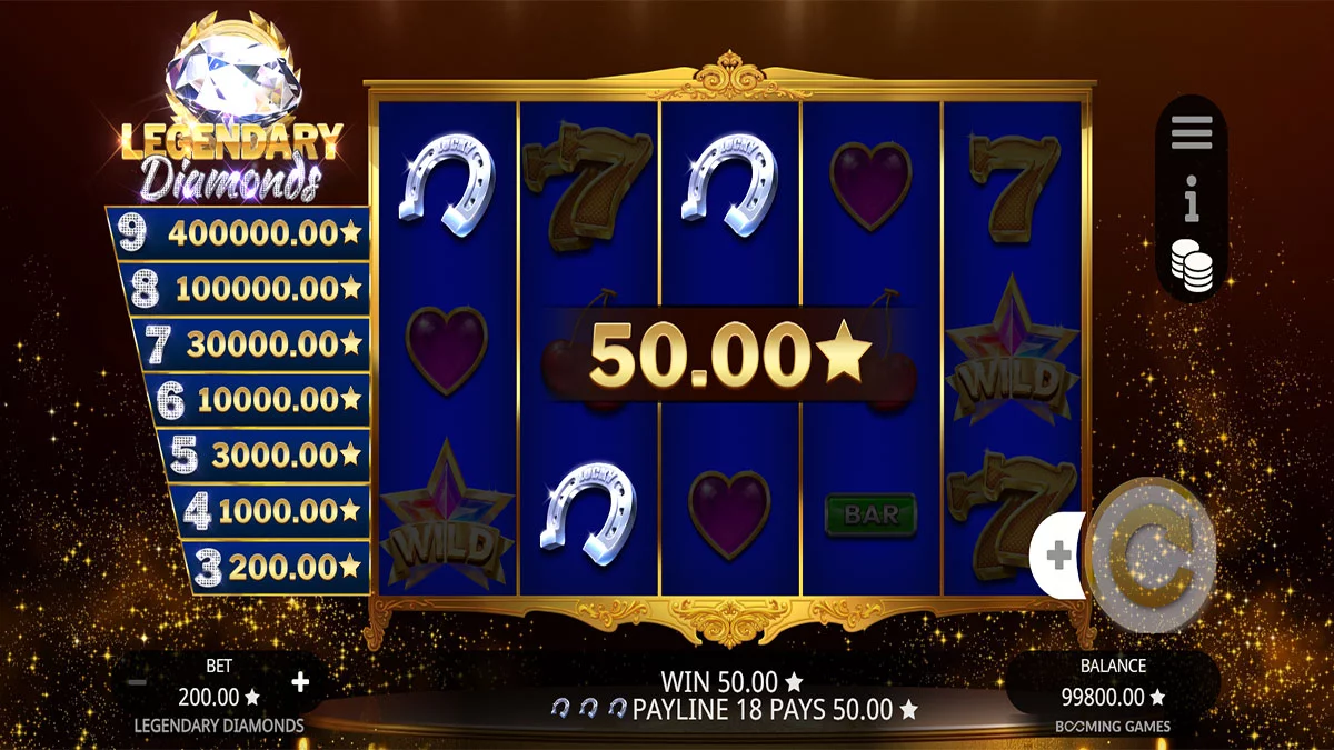 Legendary Diamonds Win