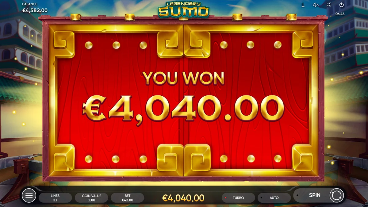 Legendary Sumo Win