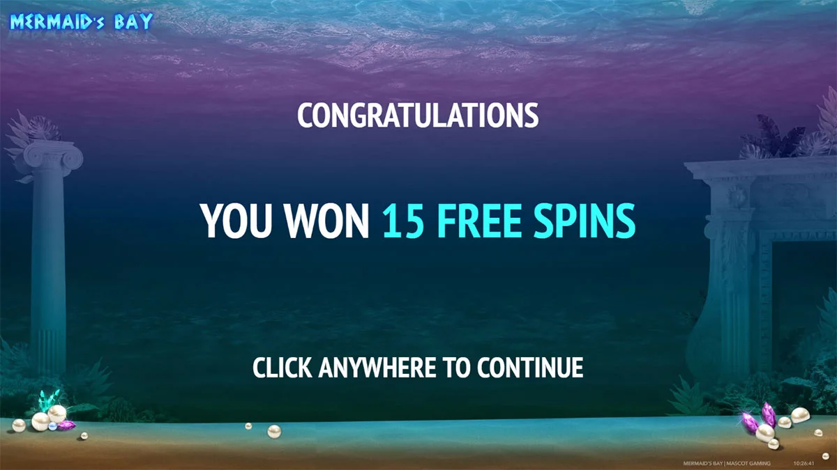 Mermaid's Bay Free Spins