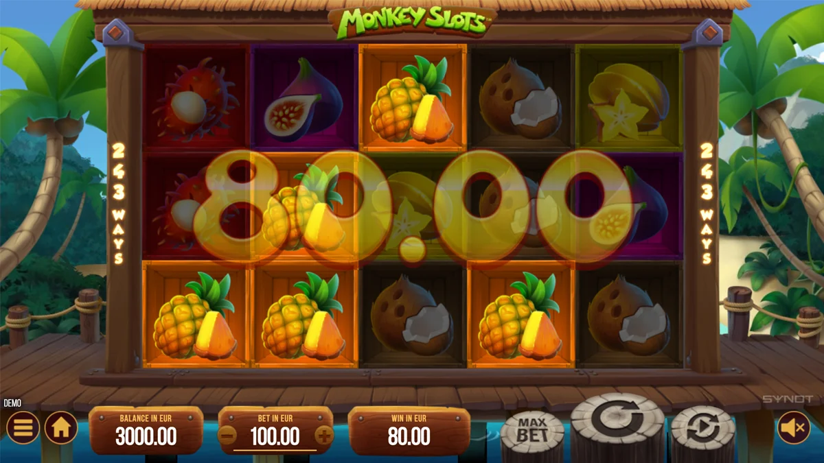 Monkey Slots Win