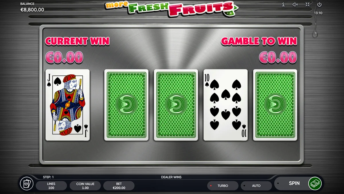 More Fresh Fruits Gamble Round