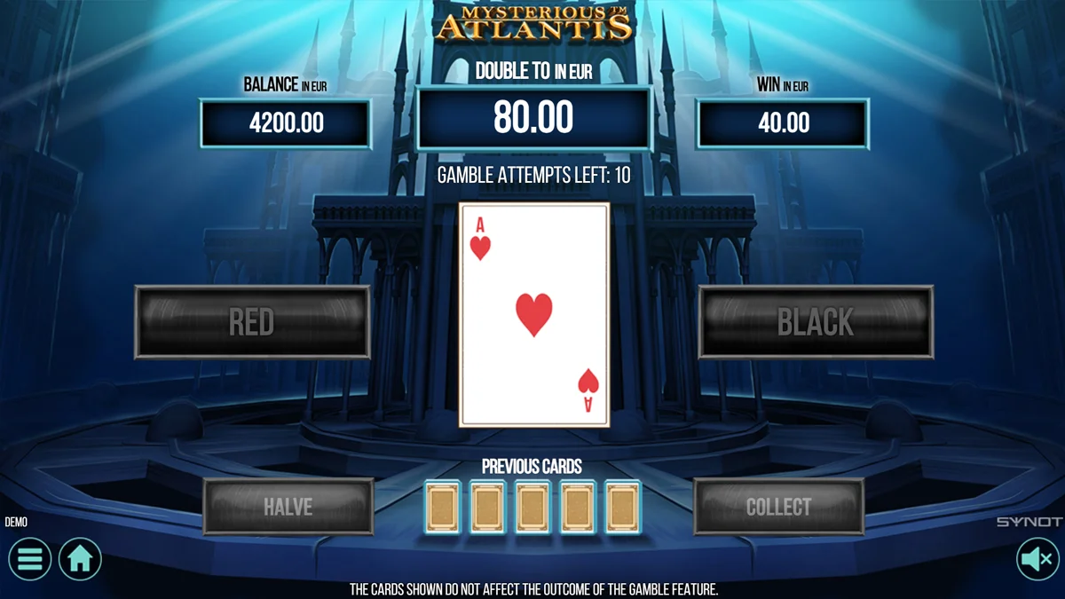 Mysterious Atlantis Gamble Round