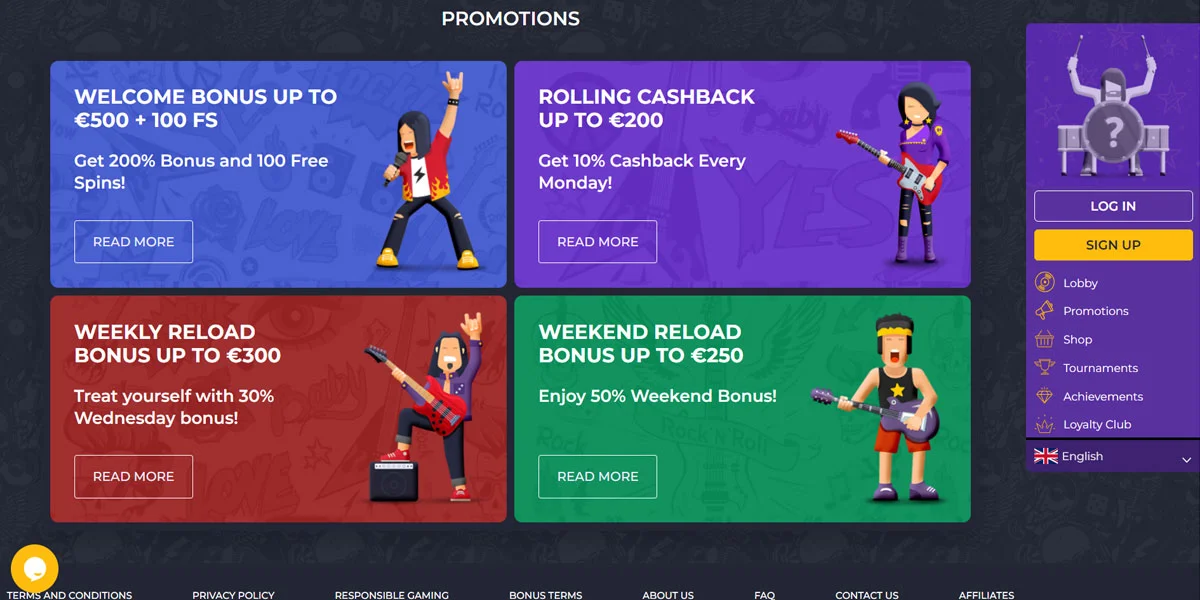 RollingSlots Casino Promotions