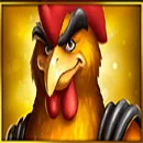 Rooster Fury Symbol Yellow