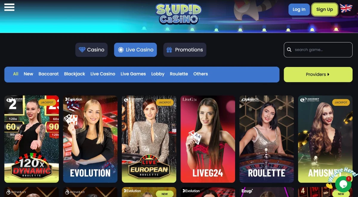 Stupid Casino Live Game Collection