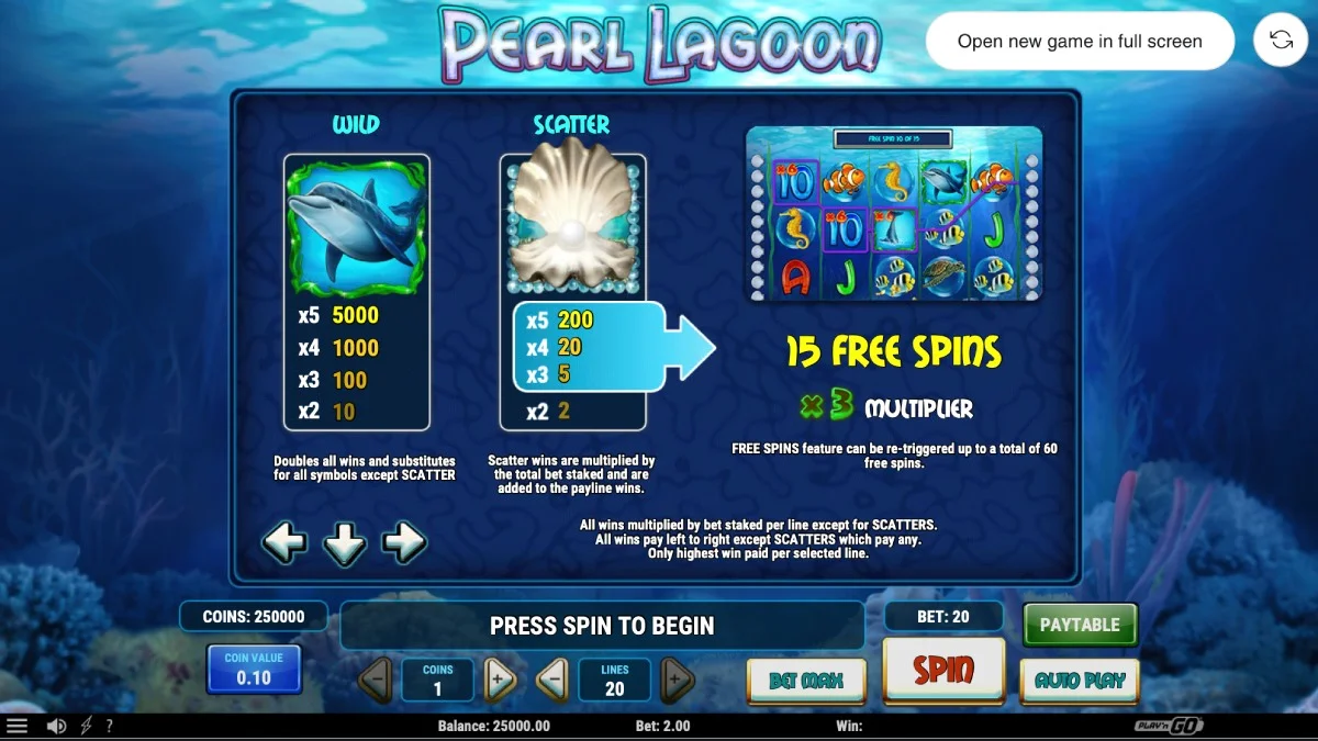 Pearl Lagoon Slot