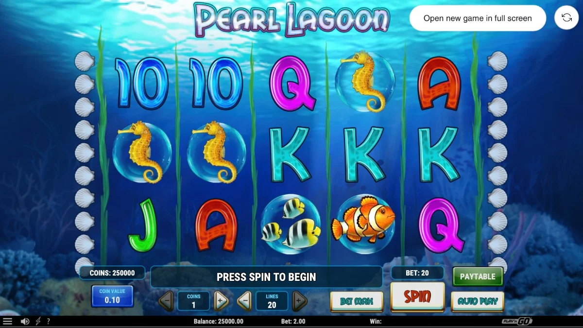 Pearl Lagoon Slot