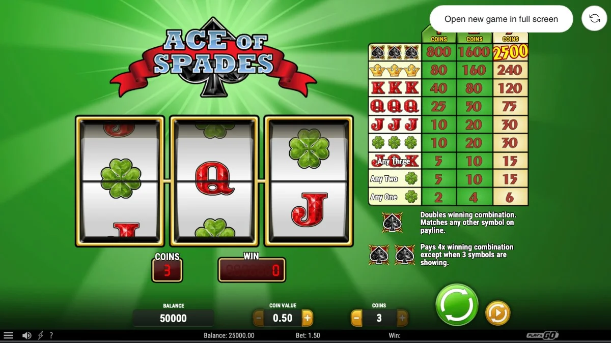 Ace of Spades Slot