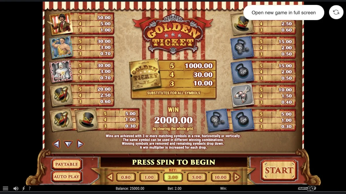 Golden Ticket Slot