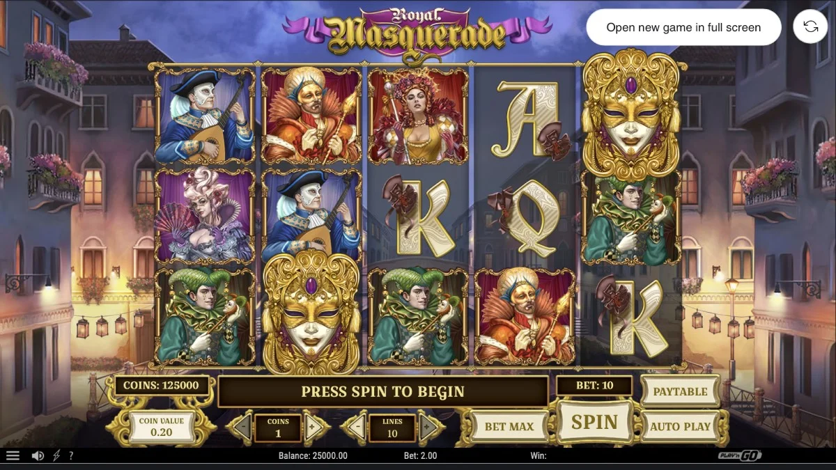 Royal Masquerade Slot