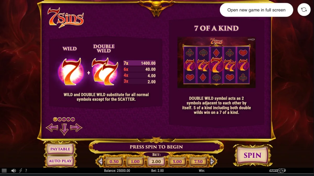 7 Sins Slot