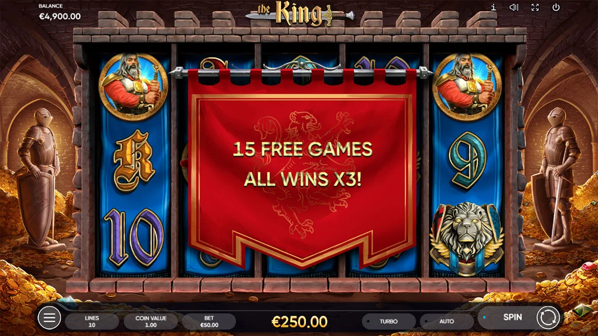 The King Free Spins