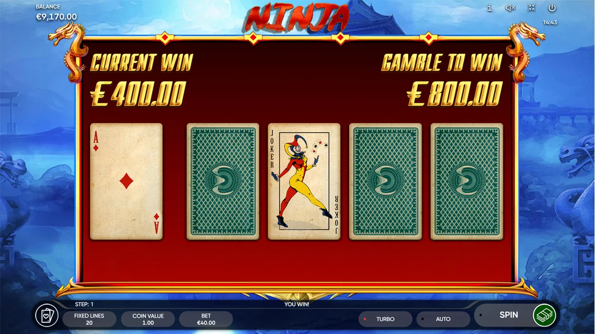 The Ninja Gamble Round