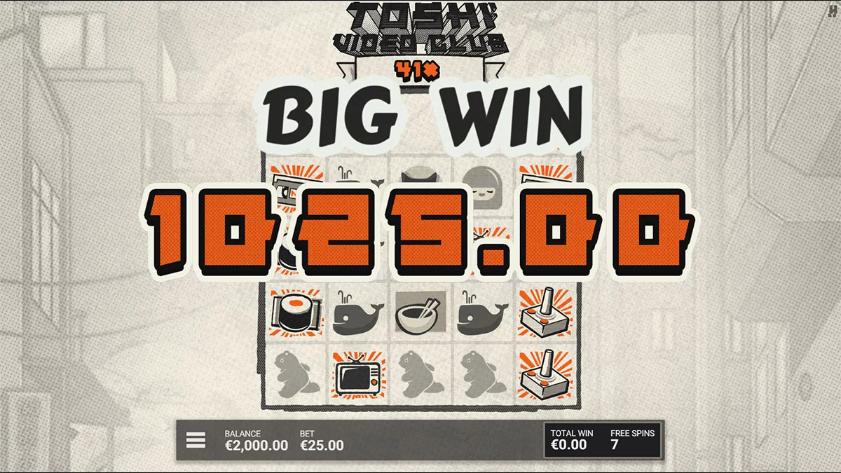 Toshi Video Club Big Win