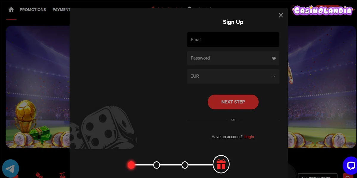 Arlekin Casino Registration