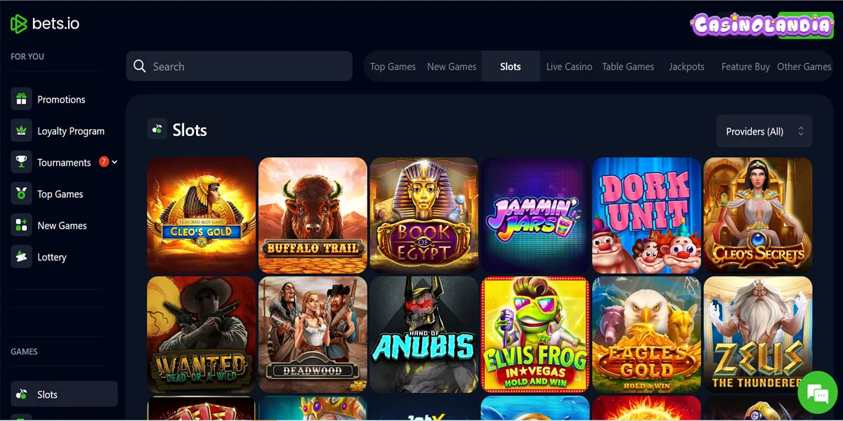 Bets.io Casino Slots