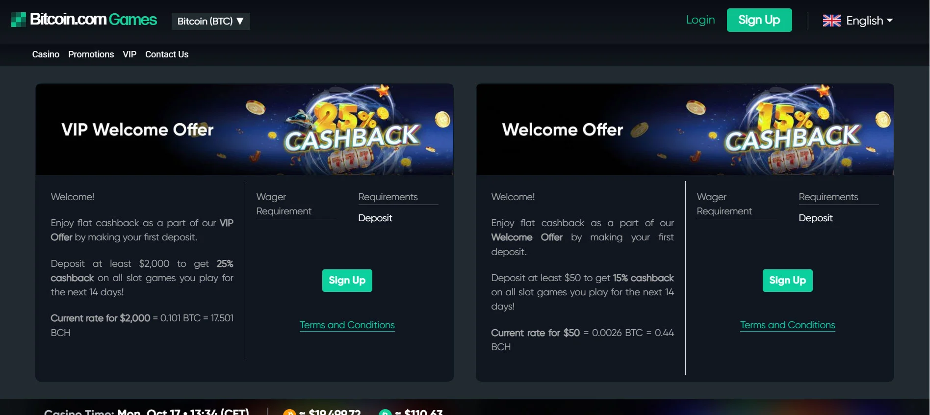 Bitcoin Games Casino Bonuses
