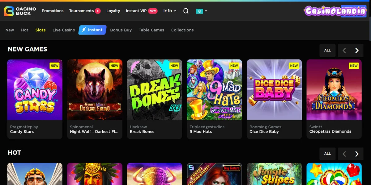 CasinoBuck Games