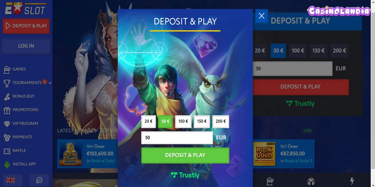 EUslot Casino Registration