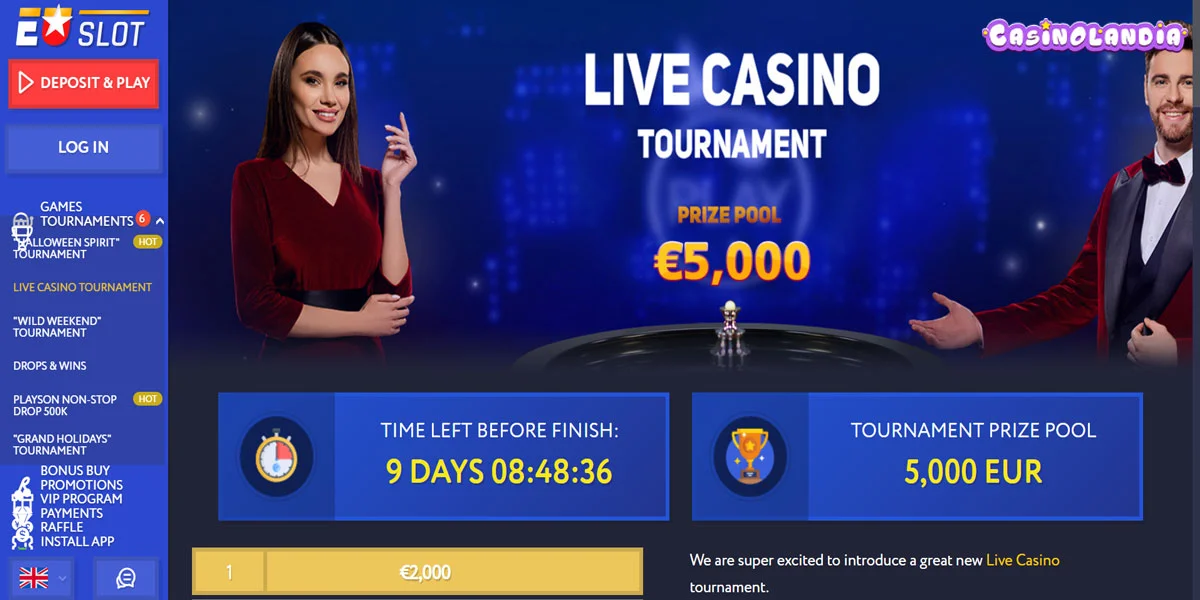 EUslot Casino Tournaments