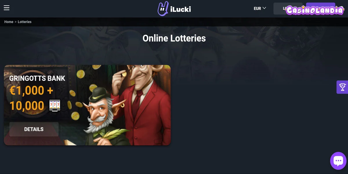 iLucki Casino Lottery Games