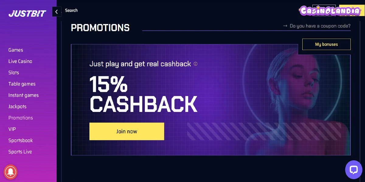 JustBit.io Casino Promotions