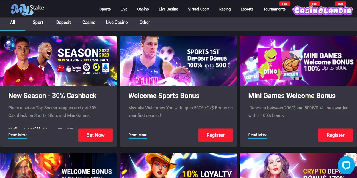 MyStake Casino Promotions