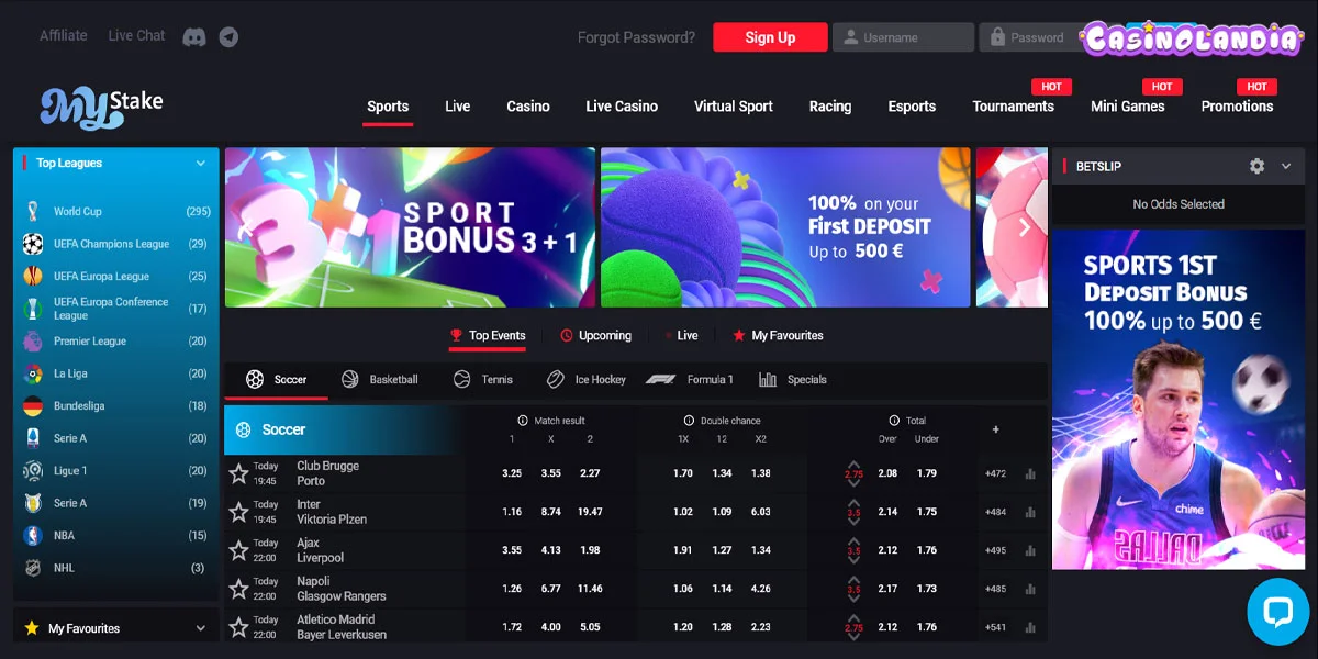 MyStake Casino SportsBook