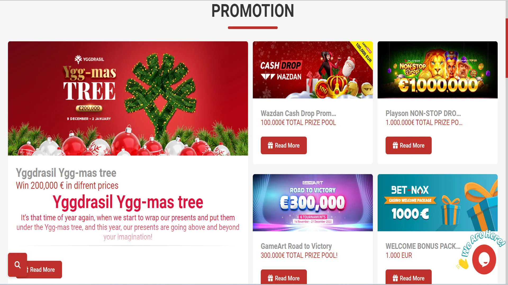 Betnox Casino Promotions
