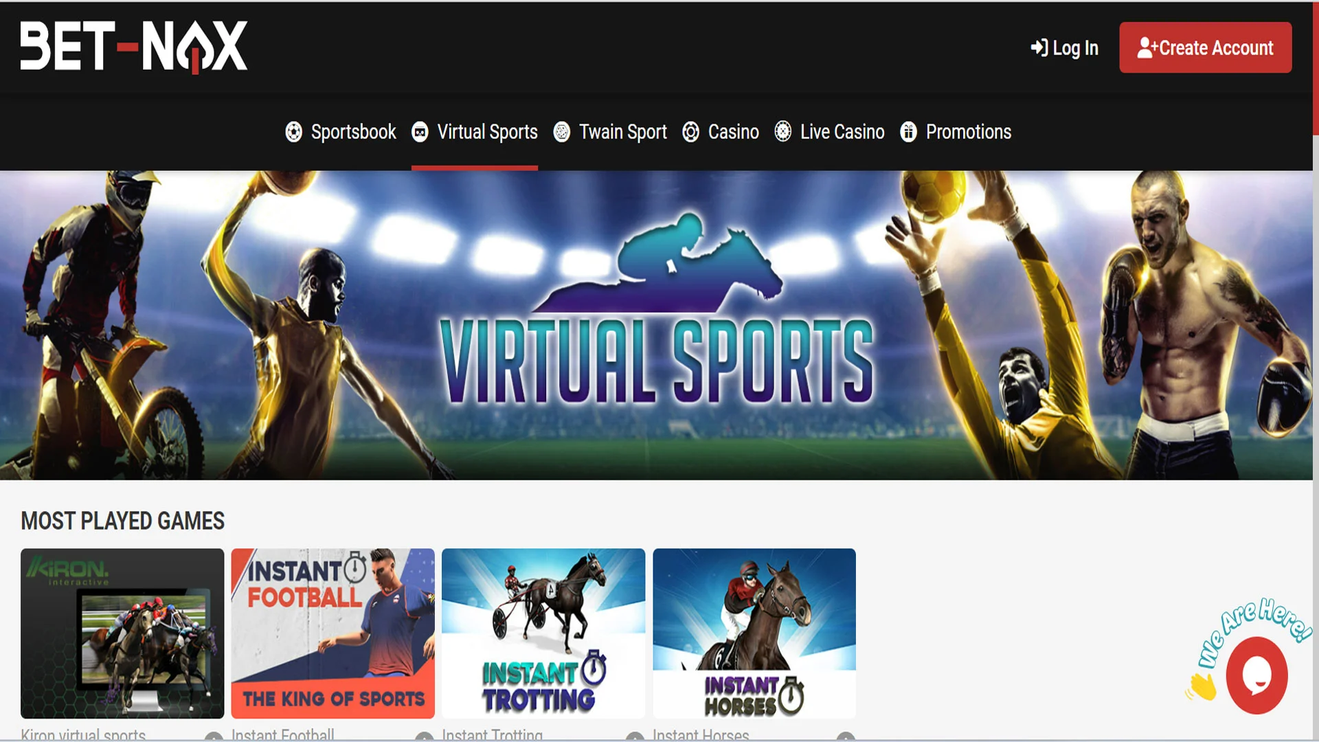 Betnox Casino Virtual Sports