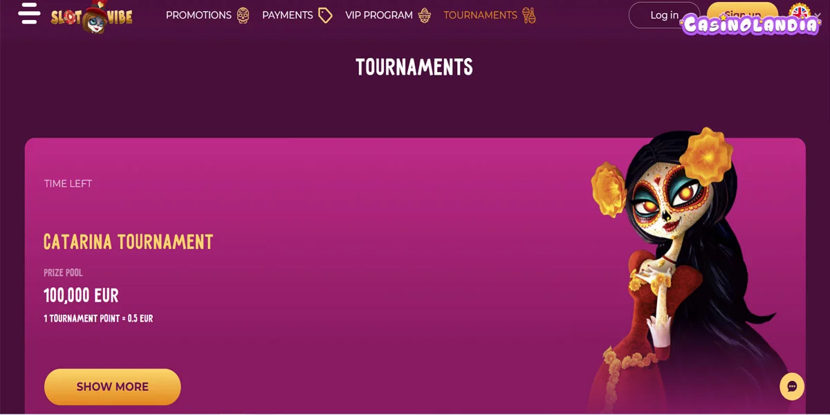 SlotVibe Casino Tournaments