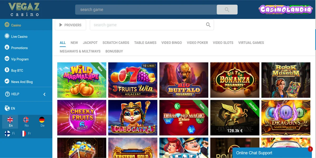 Vegaz Casino Slots