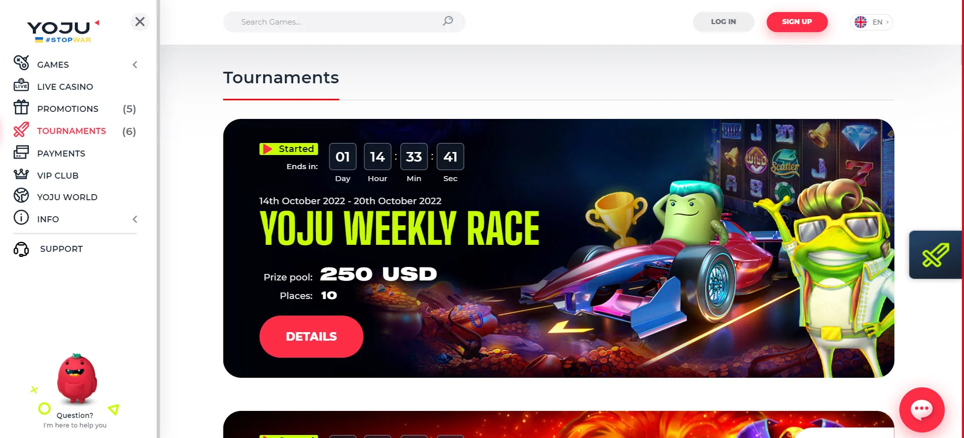 Yoju Casino Tournaments