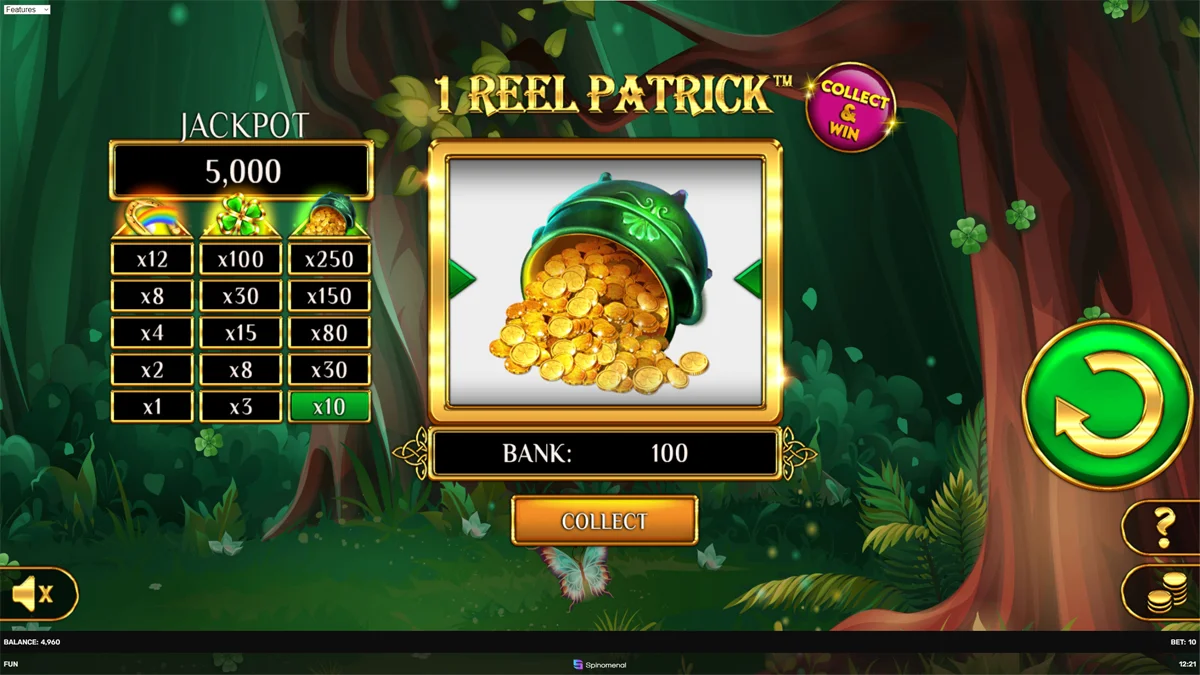 1 Reel Patrick Win