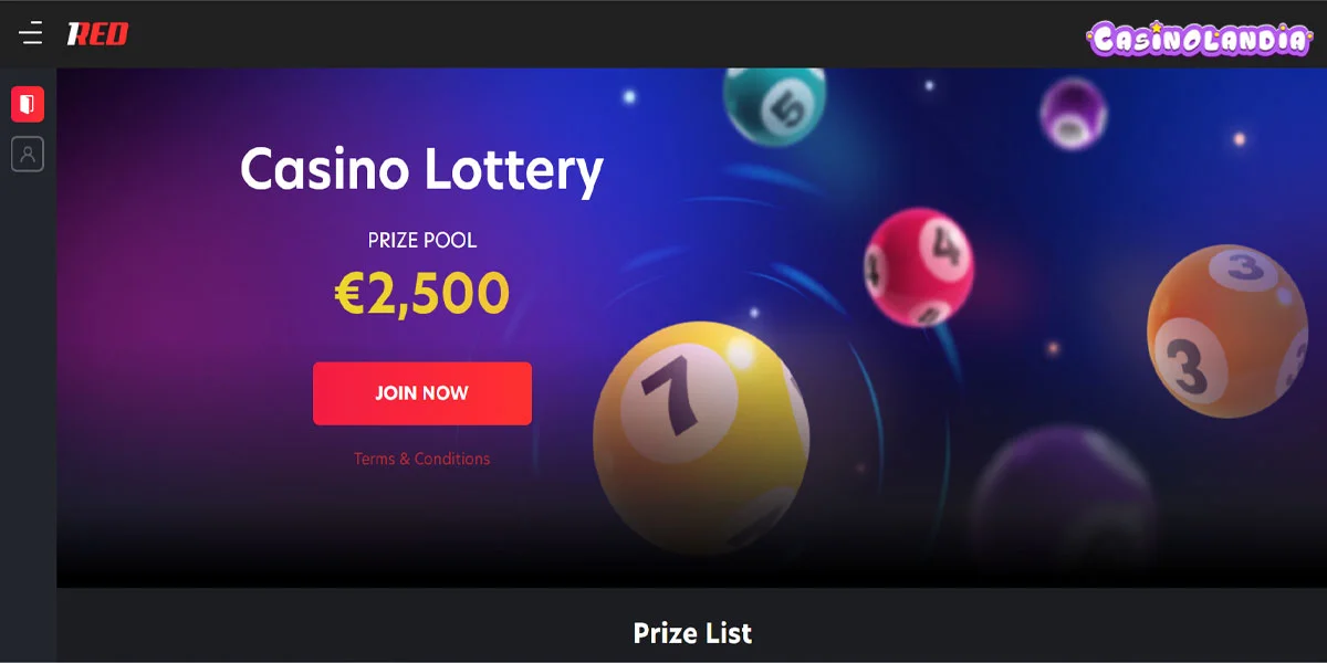 1Red Casino Lottery Games
