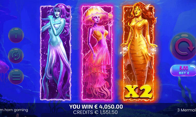 3 Mermaids Slot Tom Horn Release