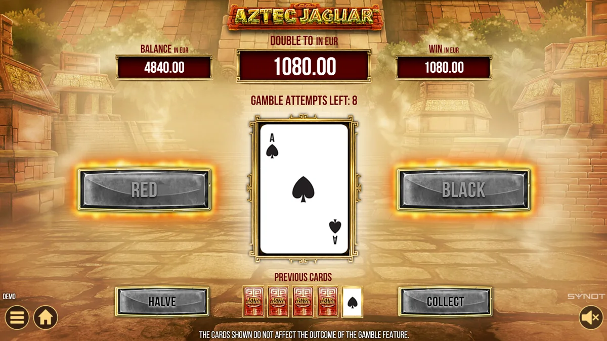 Aztec Jaguar Gamble Round