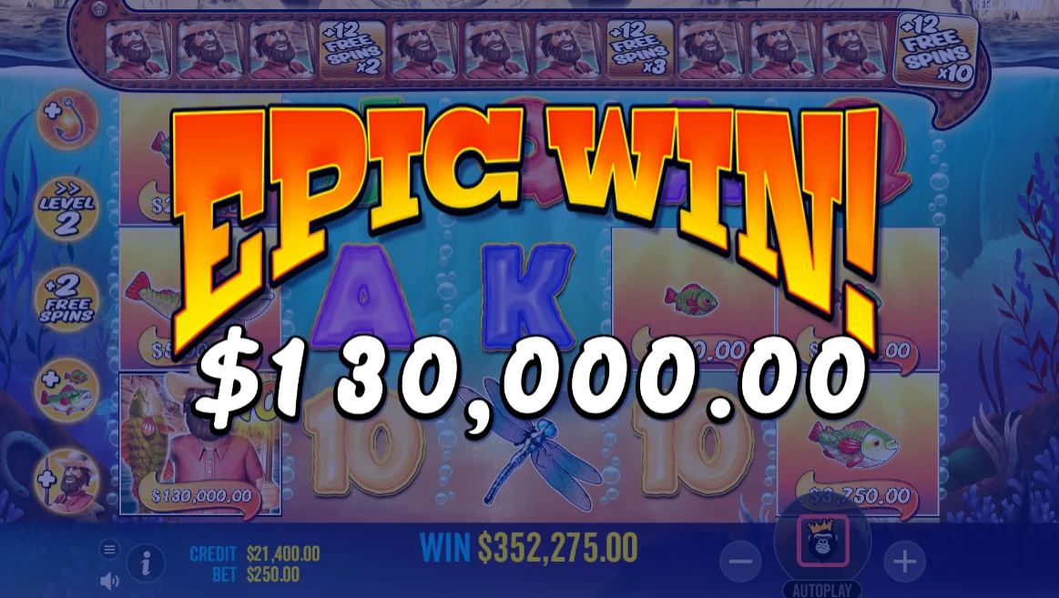 Big Bass Splash Epic Win by Reel Kingdom