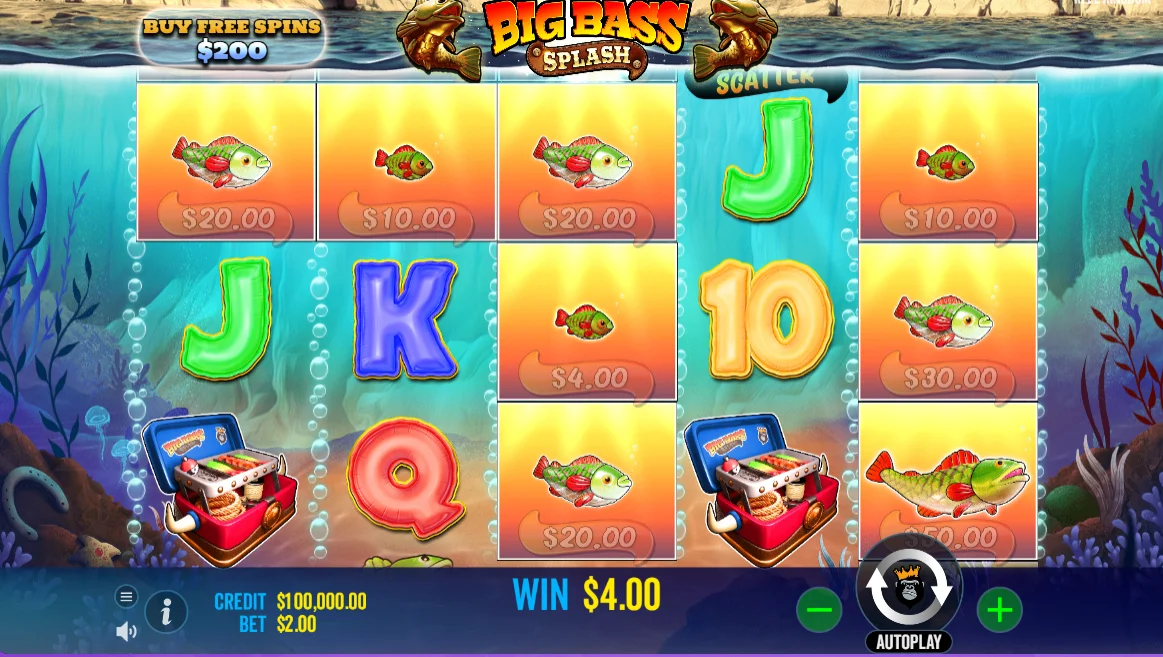 Big Bass Splash Normal Play by Reel Kingdom