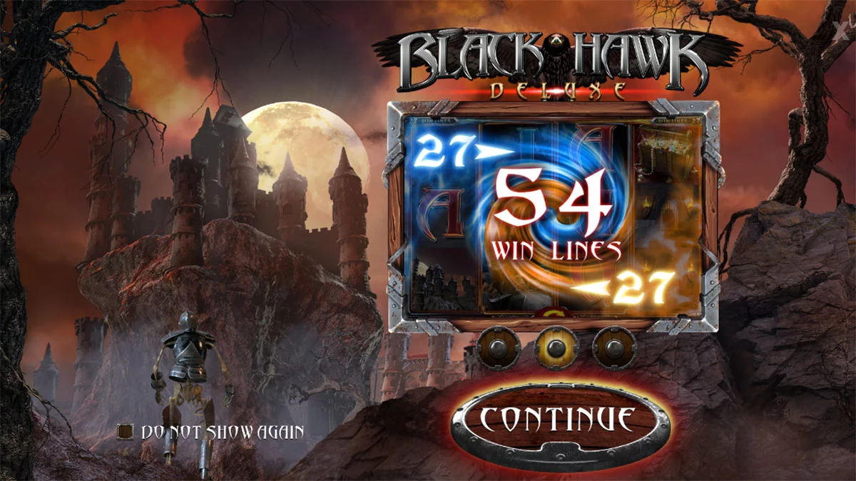 Black Hawk Deluxe Homescreen