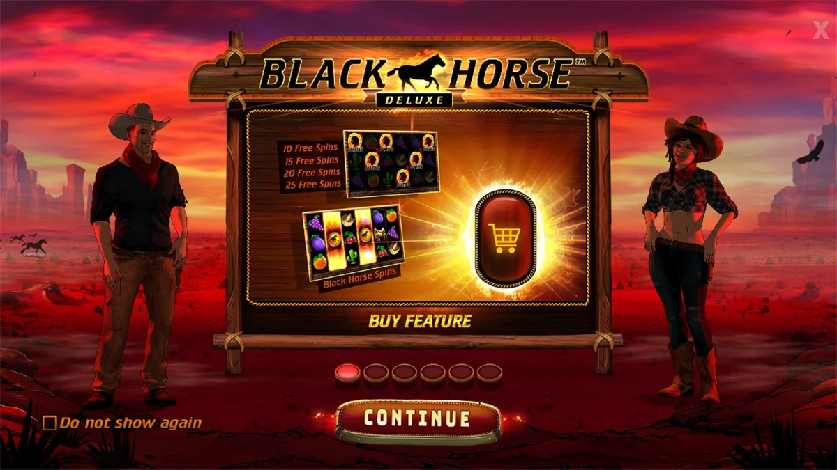 Black Horse Deluxe Homescreen