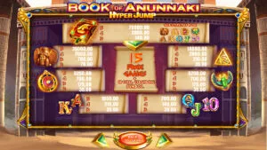 Book Of Anunnaki Paytable