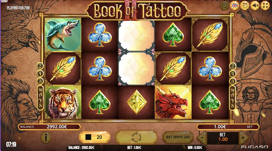 Book of Tattoo Win