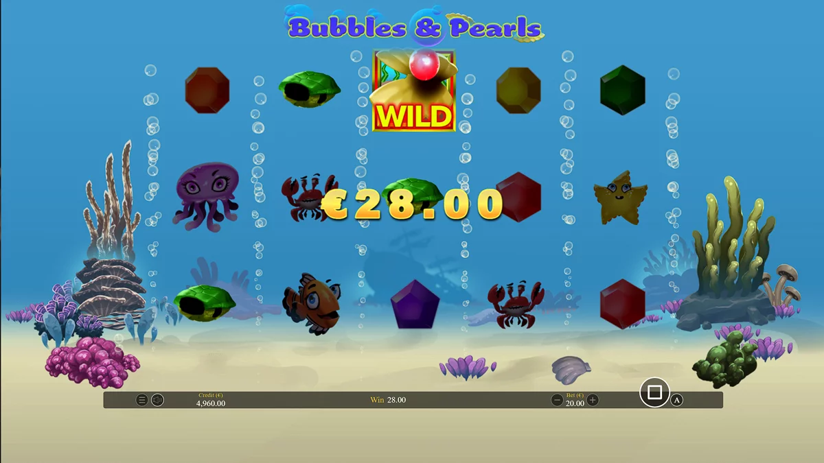 Bubbles and Pearls Win
