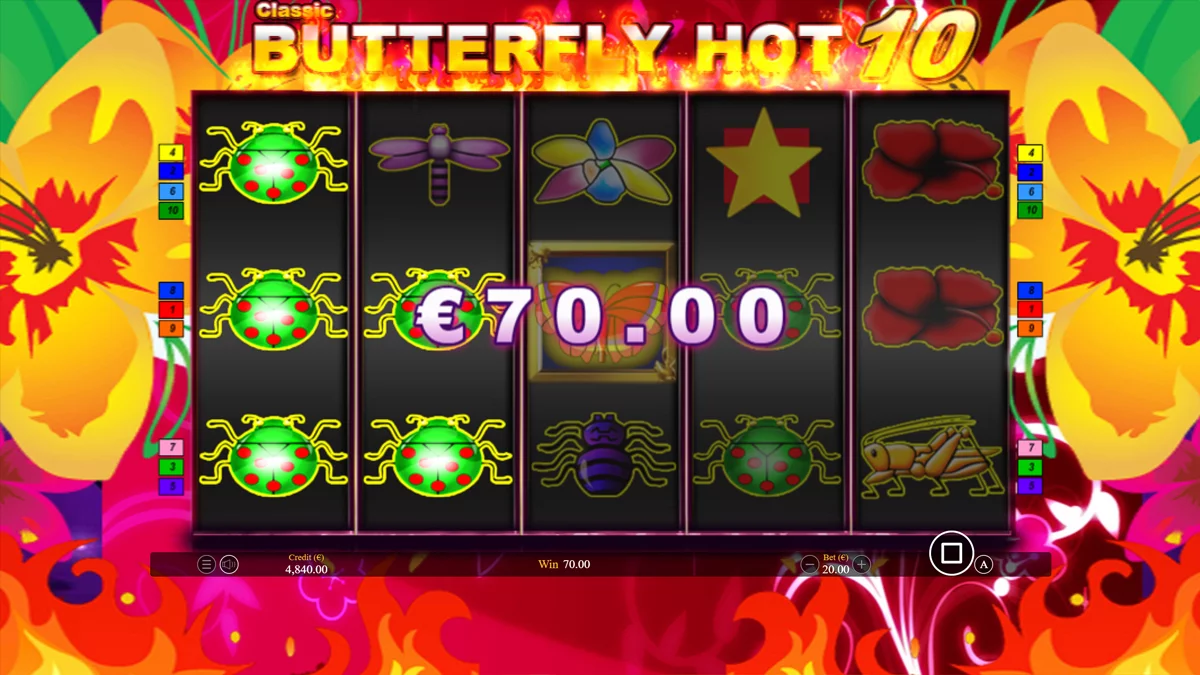 Butterfly Hot 10 Win