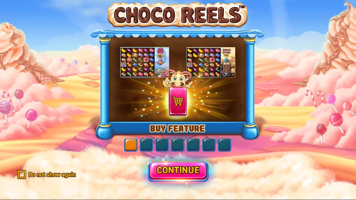 Choco Reels Homescreen