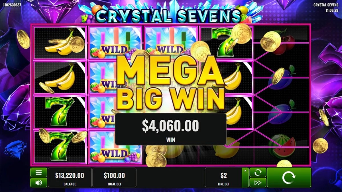Crystal Sevens Mega Big Win